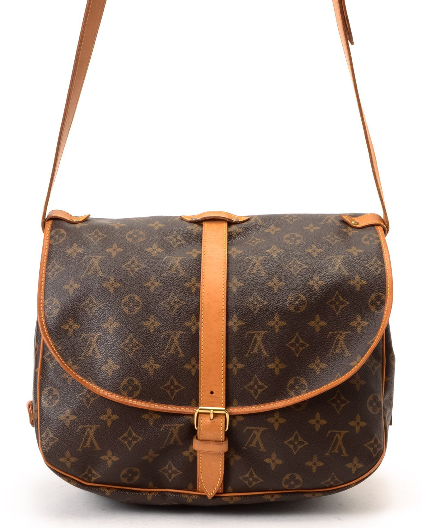Lyst - Louis Vuitton Crossbody Bag - Vintage in Brown
