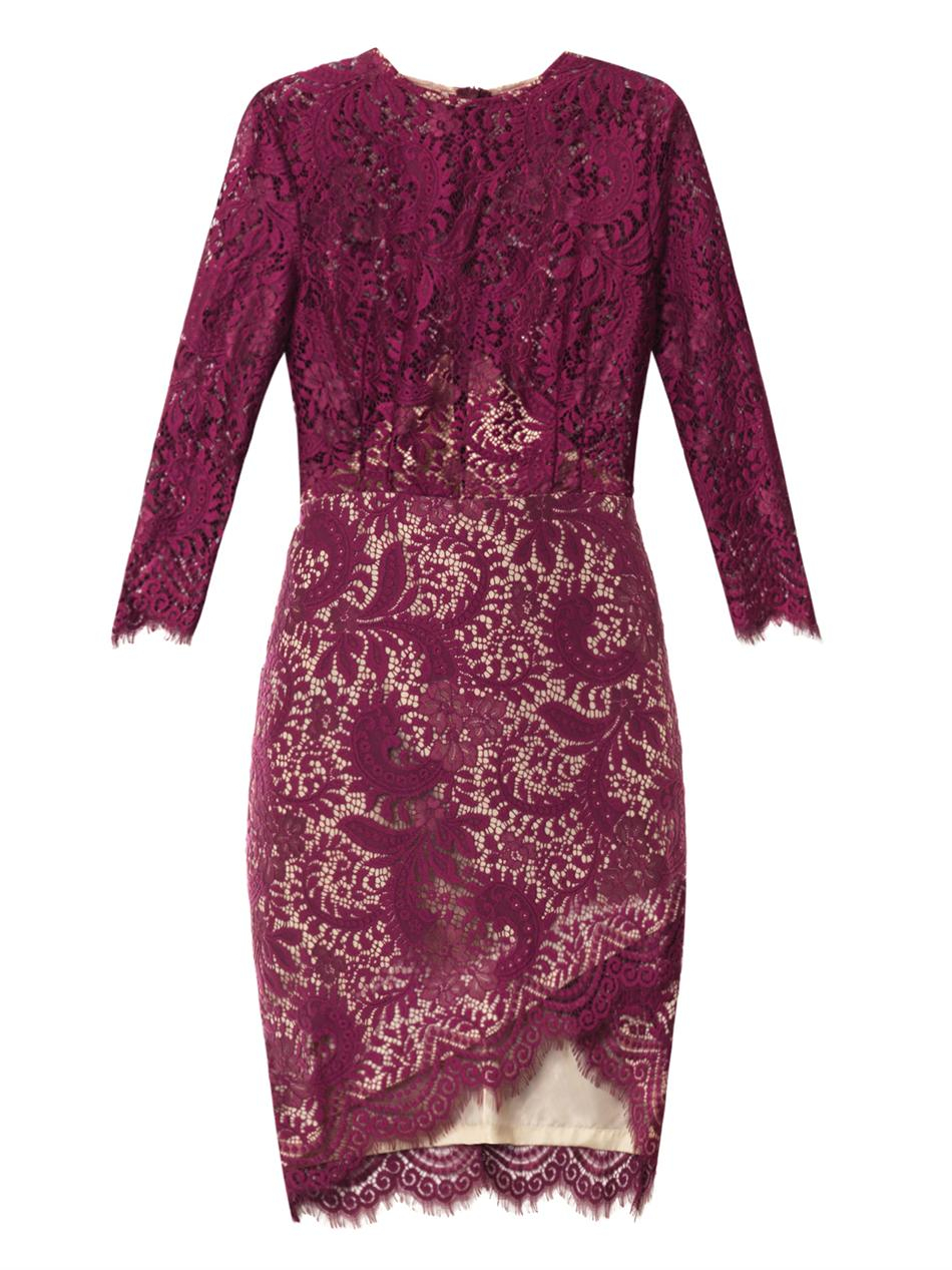 Lyst - Lover Mia Asymmetric Dress in Purple