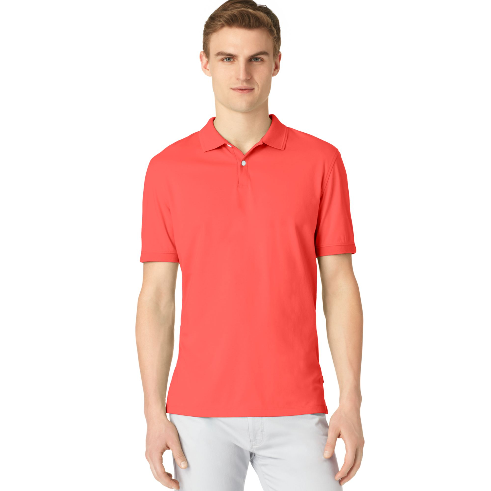 calvin klein pima cotton polo