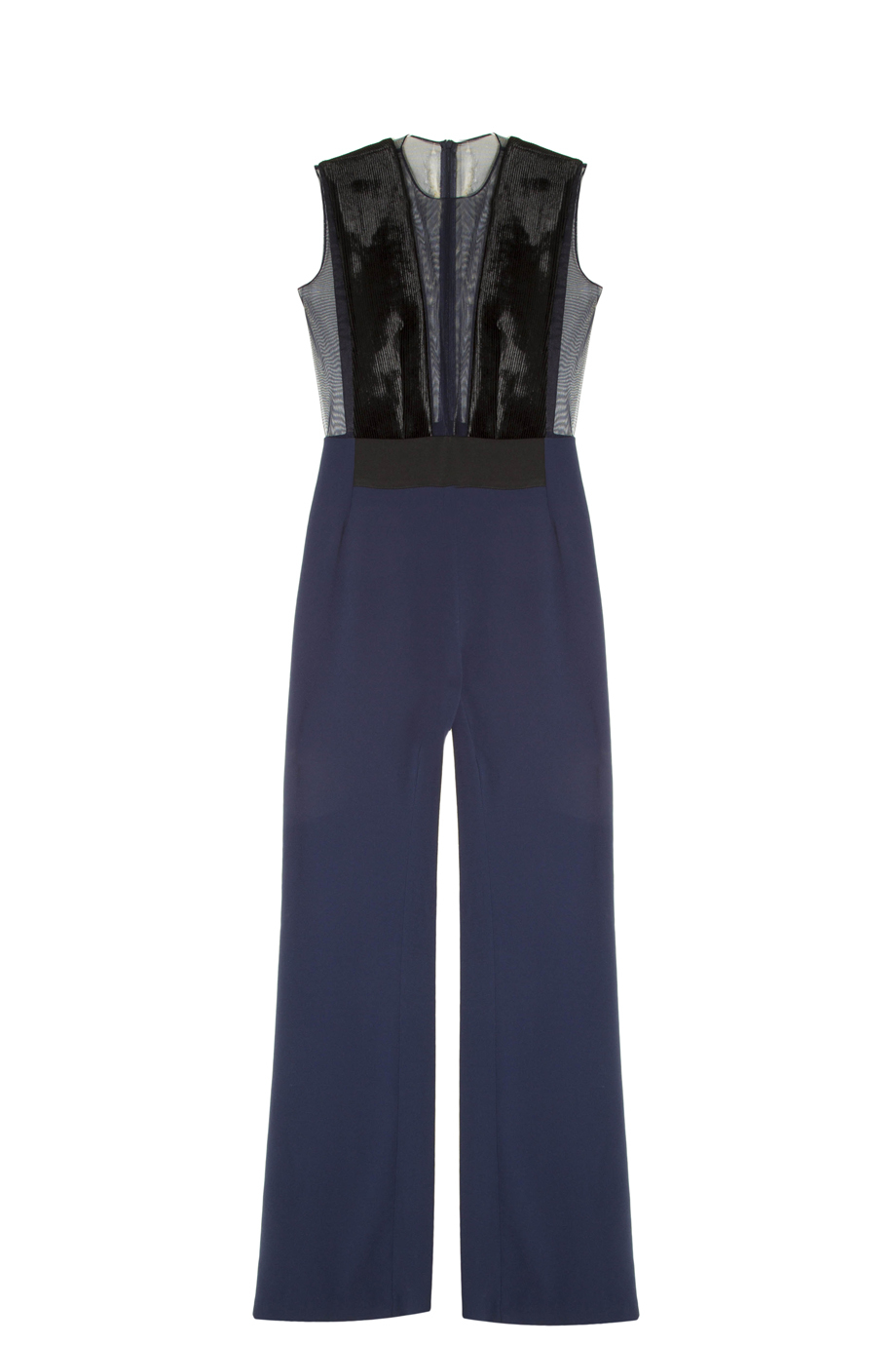 blue velvet jumpsuit