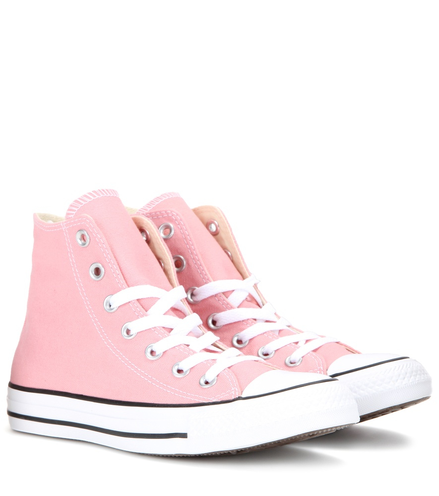 Lyst Converse Chuck Taylor All Star High Top Sneakers In Pink