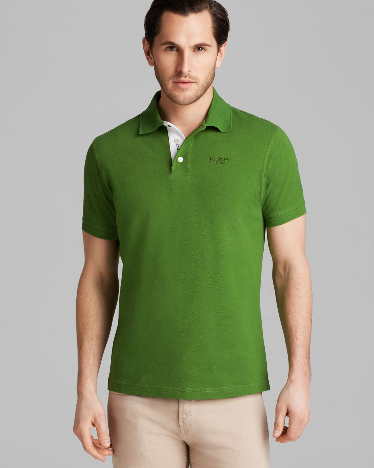 Lyst - Barbour Pantone Collection Classic Fit Polo in Green for Men