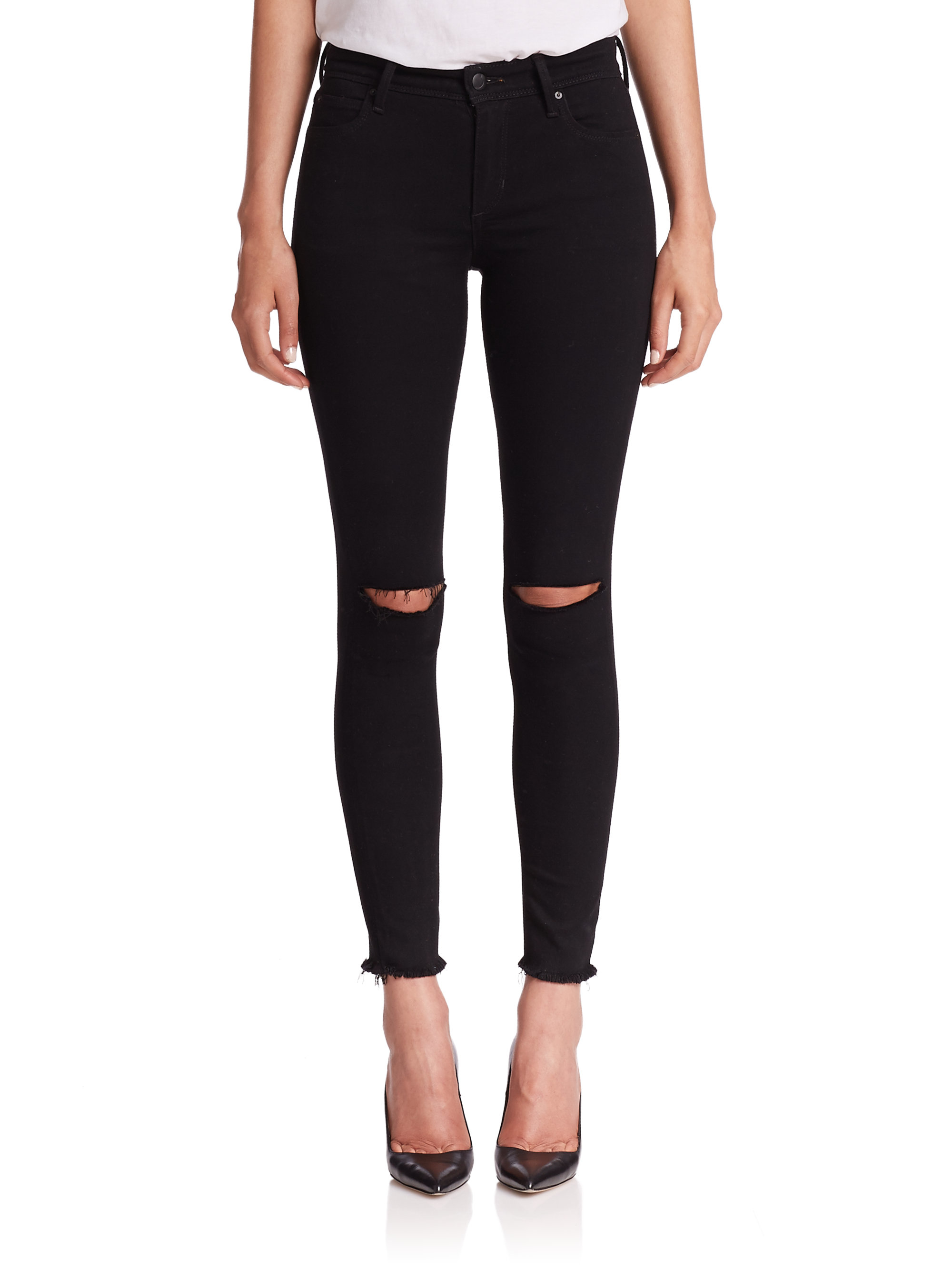 Joe's jeans Icon Ankle Jean in Black | Lyst