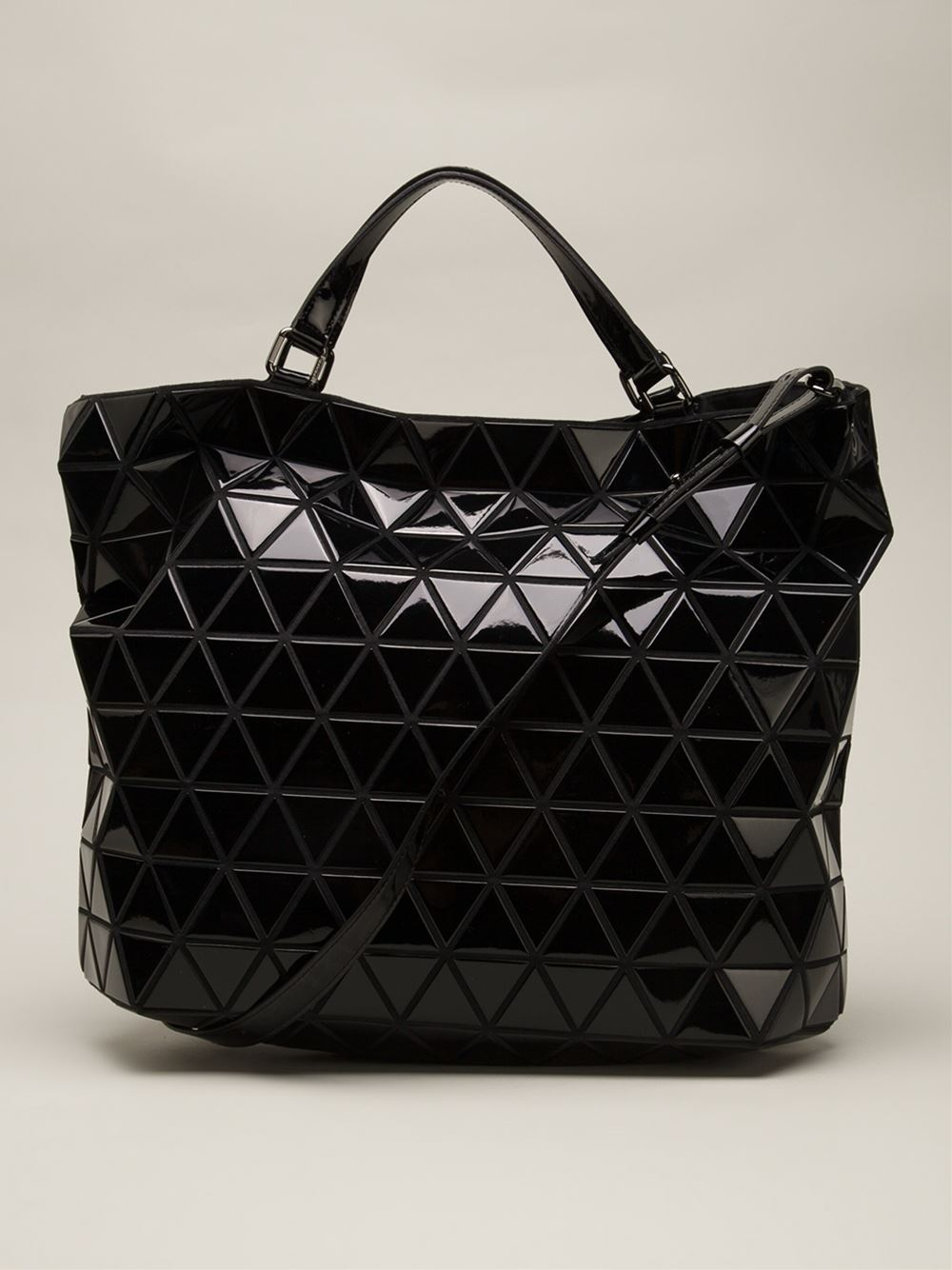 Bao bao issey miyake Geometric Cross Body Bag in Black | Lyst