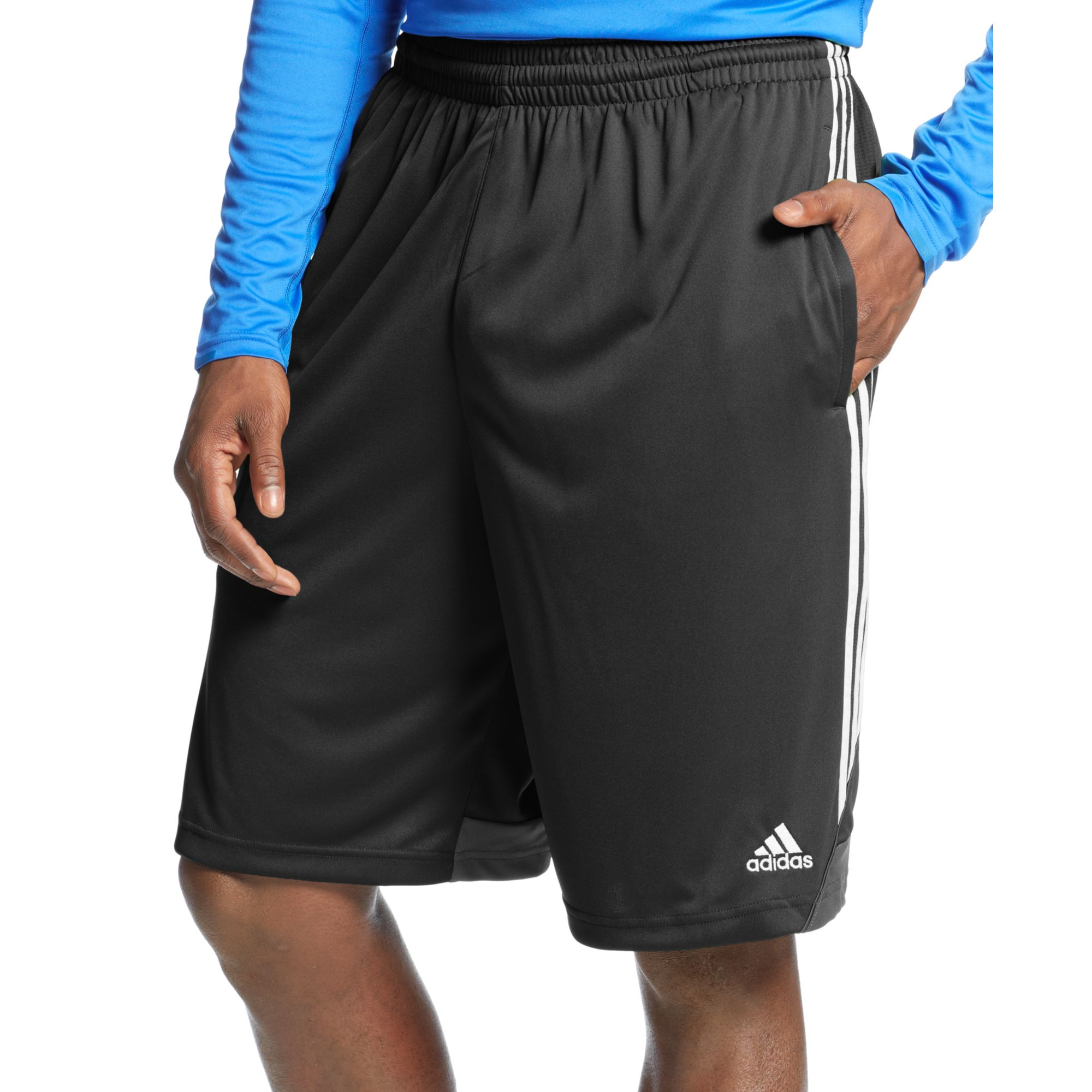 Adidas Big and Tall 3g Speed Climalite Shorts in Black for Men (Black ...