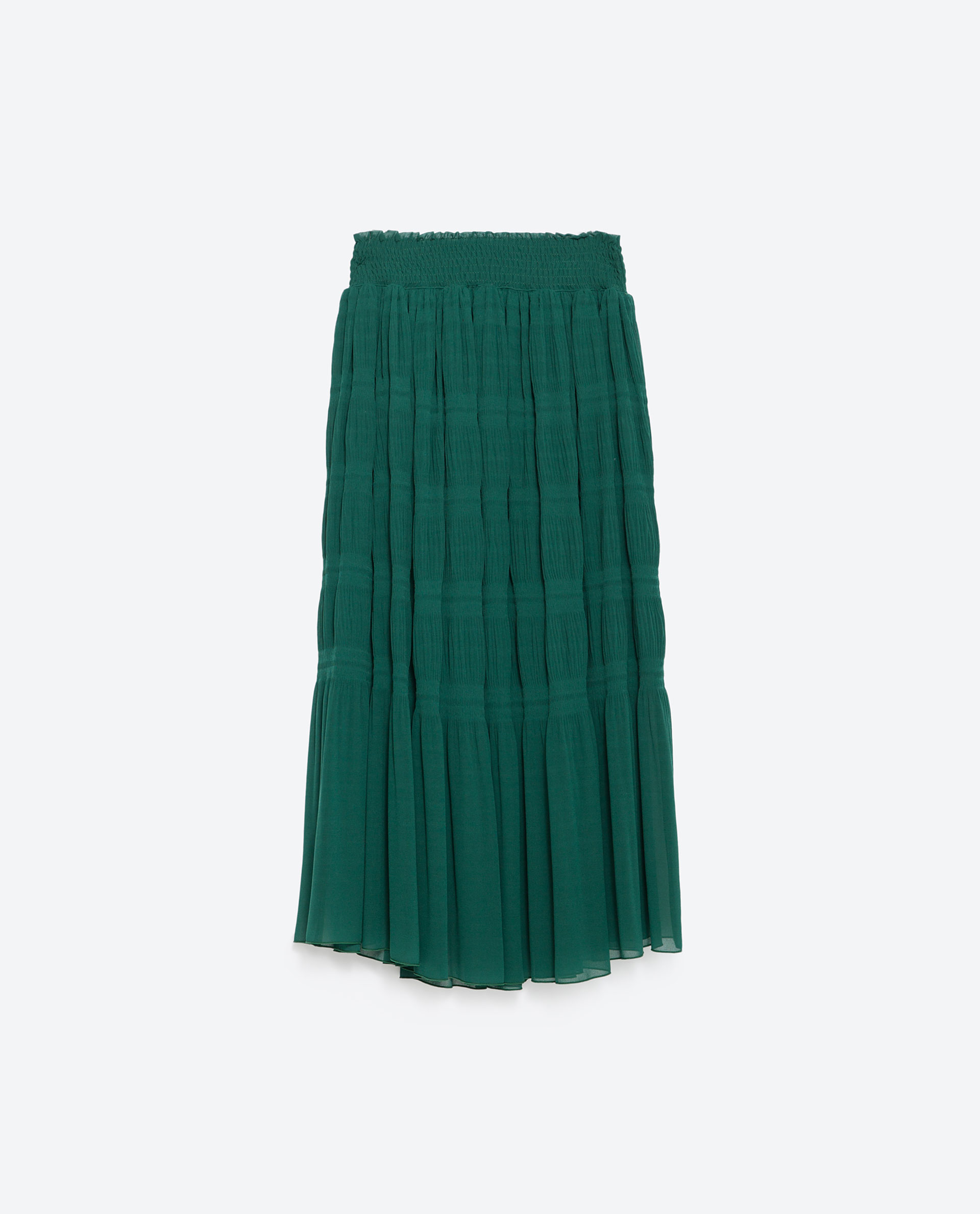 Zara Fancy Skirt. Fancy Skirt. in Green (Emerald) | Lyst
