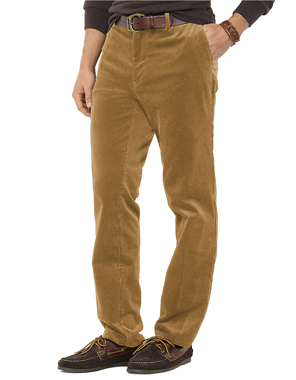 Polo ralph lauren Classic-Fit Stretch-Corduroy Pants in Natural for Men ...