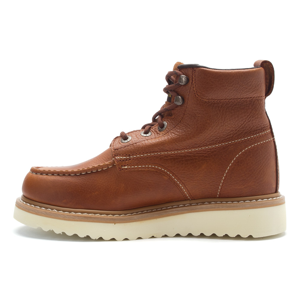 wolverine moc toe work boots
