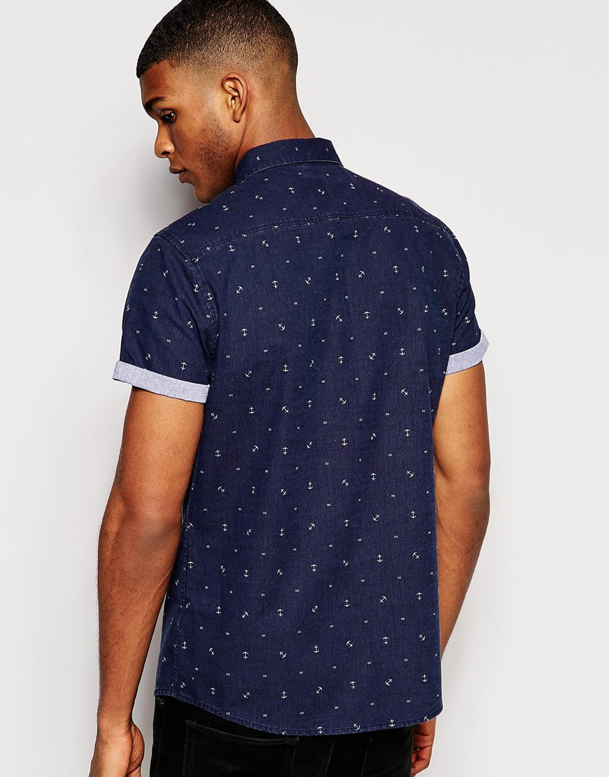 blue anchor shirt