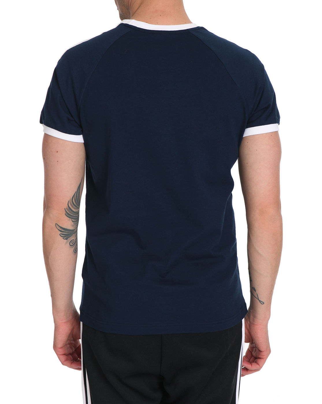 Adidas Navy Blue Cotton Sports Originals T-Shirt in Blue for Men (navy ...