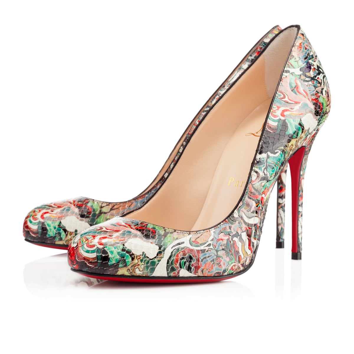 Artesur ? christian louboutin Fifi Multicolor Python