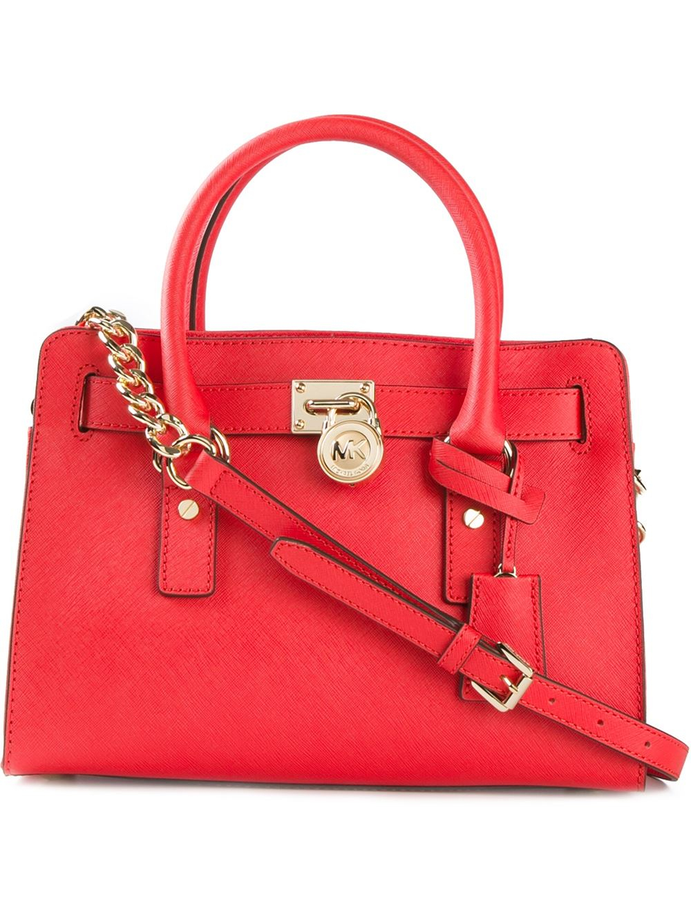 mk small red bag