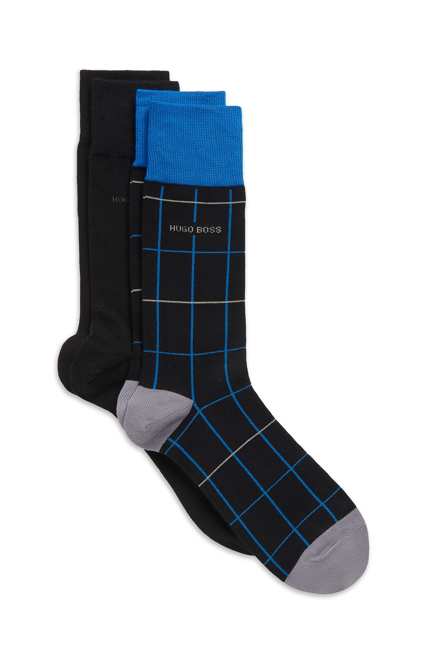 Boss 'twopack Sp Us' | Stretch Cotton 2-pack Socks in Black for Men | Lyst