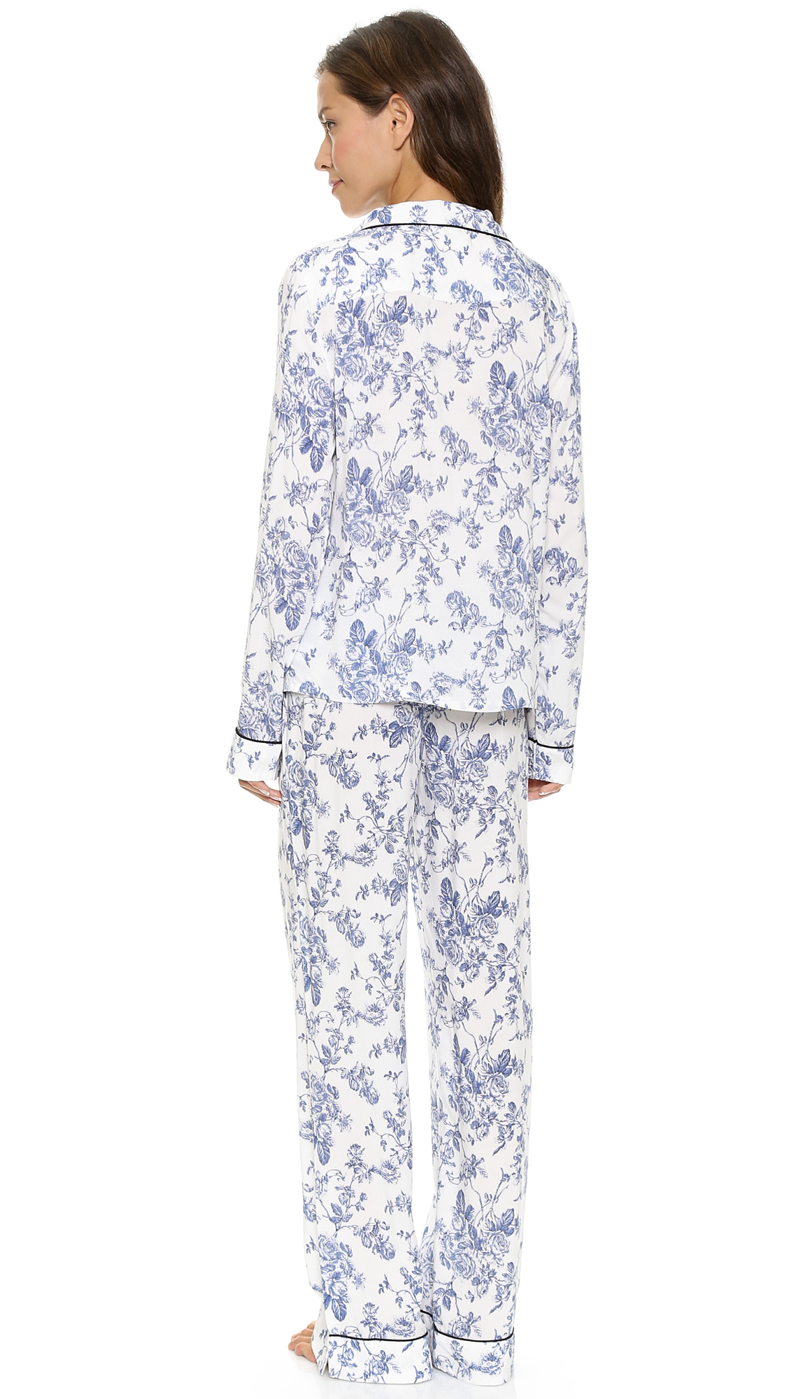 Louis Vuitton Blue Pajama Set For Women | semashow.com