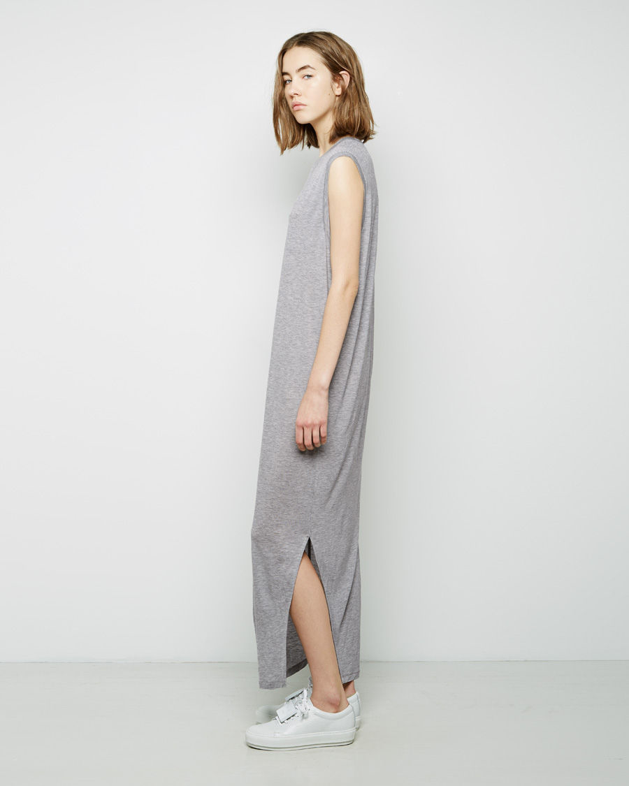 Lyst Acne Studios Bree Tencel Dress In Gray Gallery