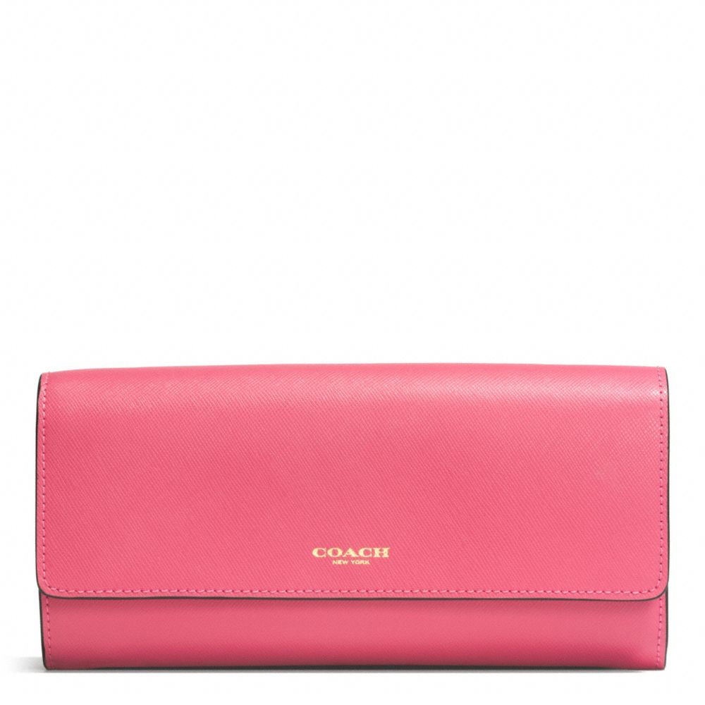 coach wallets gold-up
