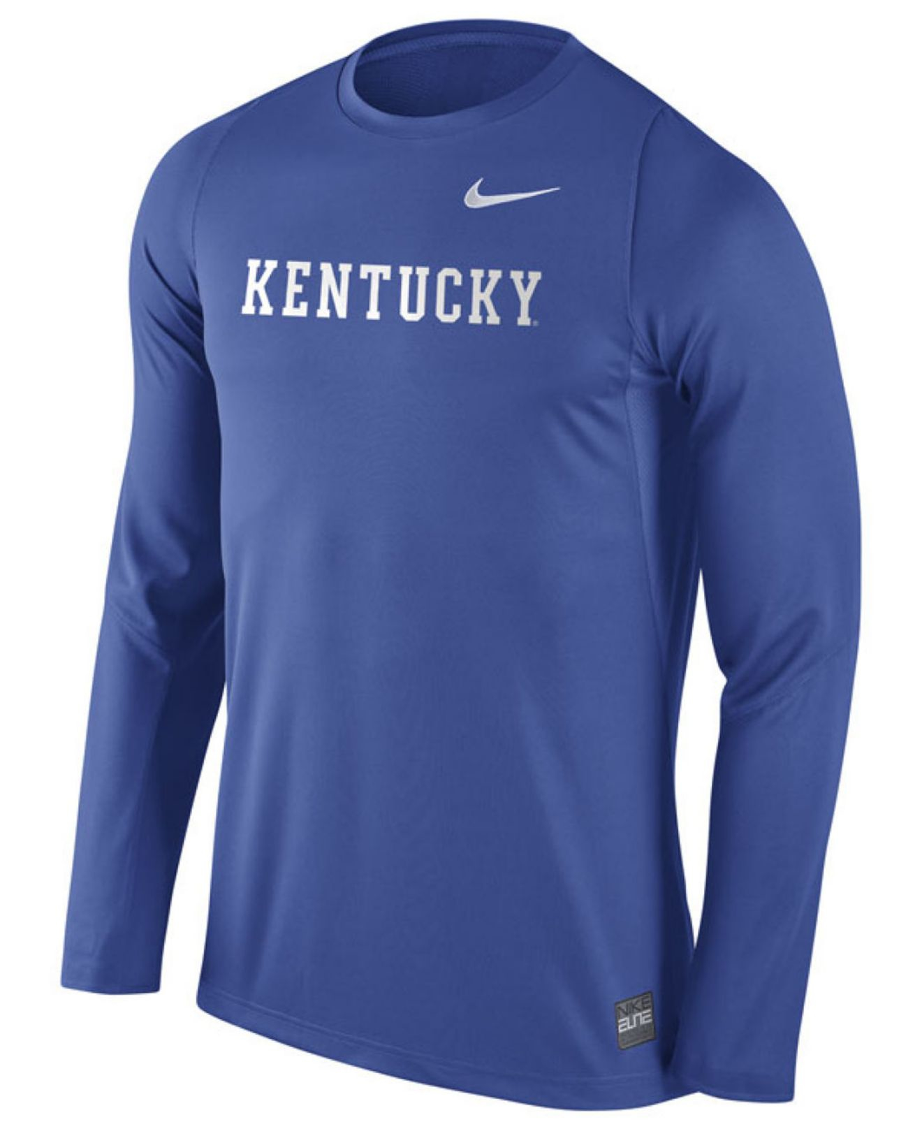 Nike Men's Kentucky Wildcats Elite Basketball Shooter T-shirt in Blue ...