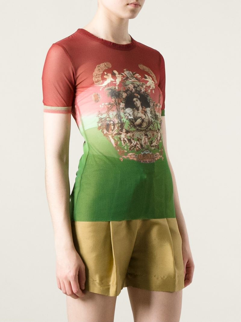 Jean paul gaultier Sheer T-shirt | Lyst
