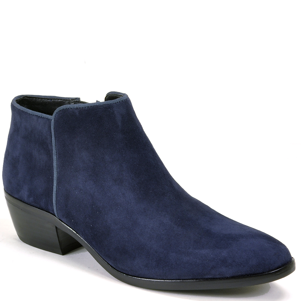 Sam edelman Suede Ankle Boots in Blue | Lyst
