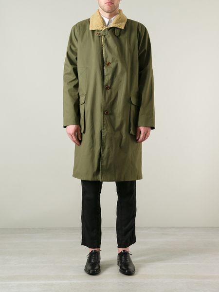 Henrik Vibskov Russian Parka Coat in Green for Men | Lyst