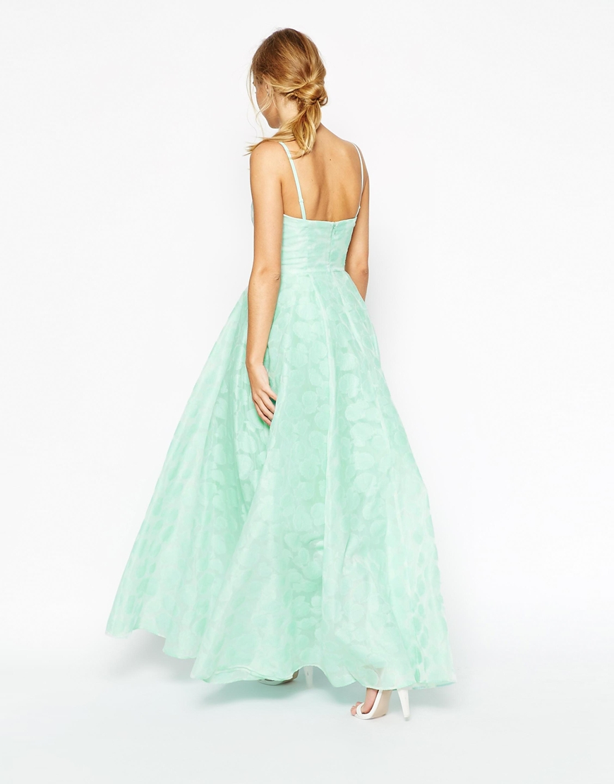 bandeau ball gown