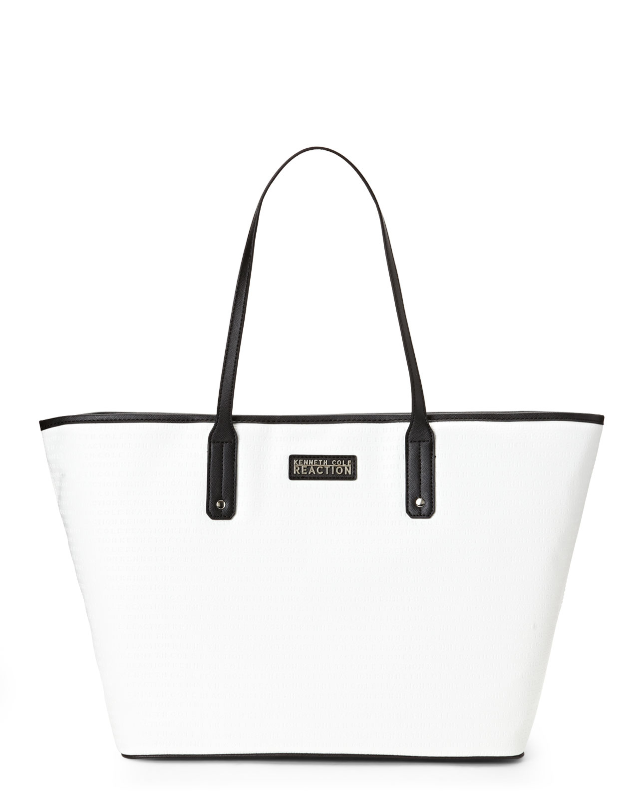 Lyst Kenneth Cole Reaction Black White Autograph Tote In Gallery