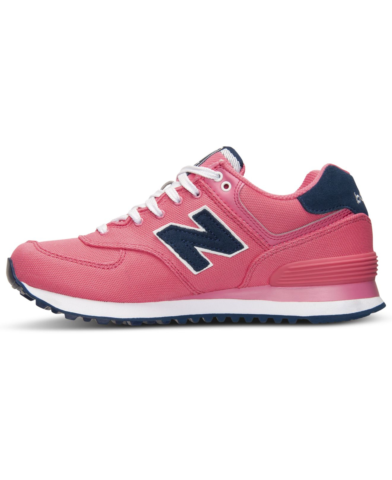 Lyst - New balance Women's 574 Casual Sneakers From Finish Line in Pink