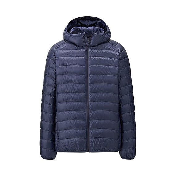 Uniqlo Men Ultra Light Down Parka in Blue for Men | Lyst