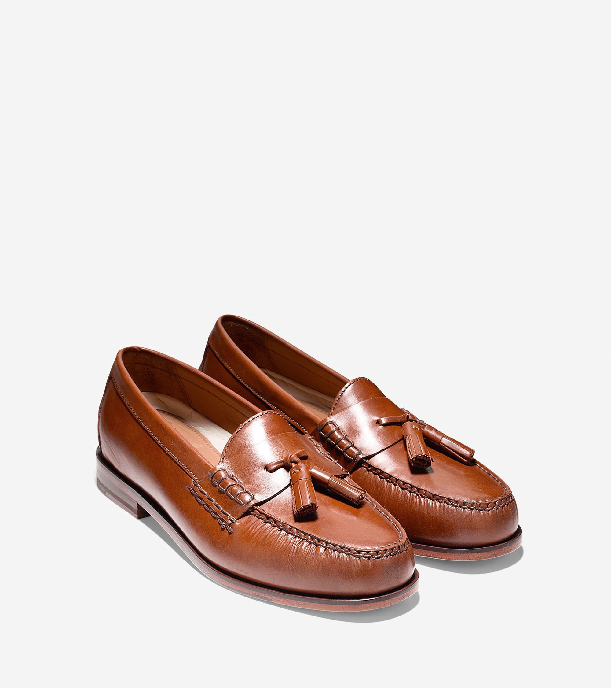 Cole haan Pinch Grand Tassel Loafer in Brown for Men (British Tan) | Lyst