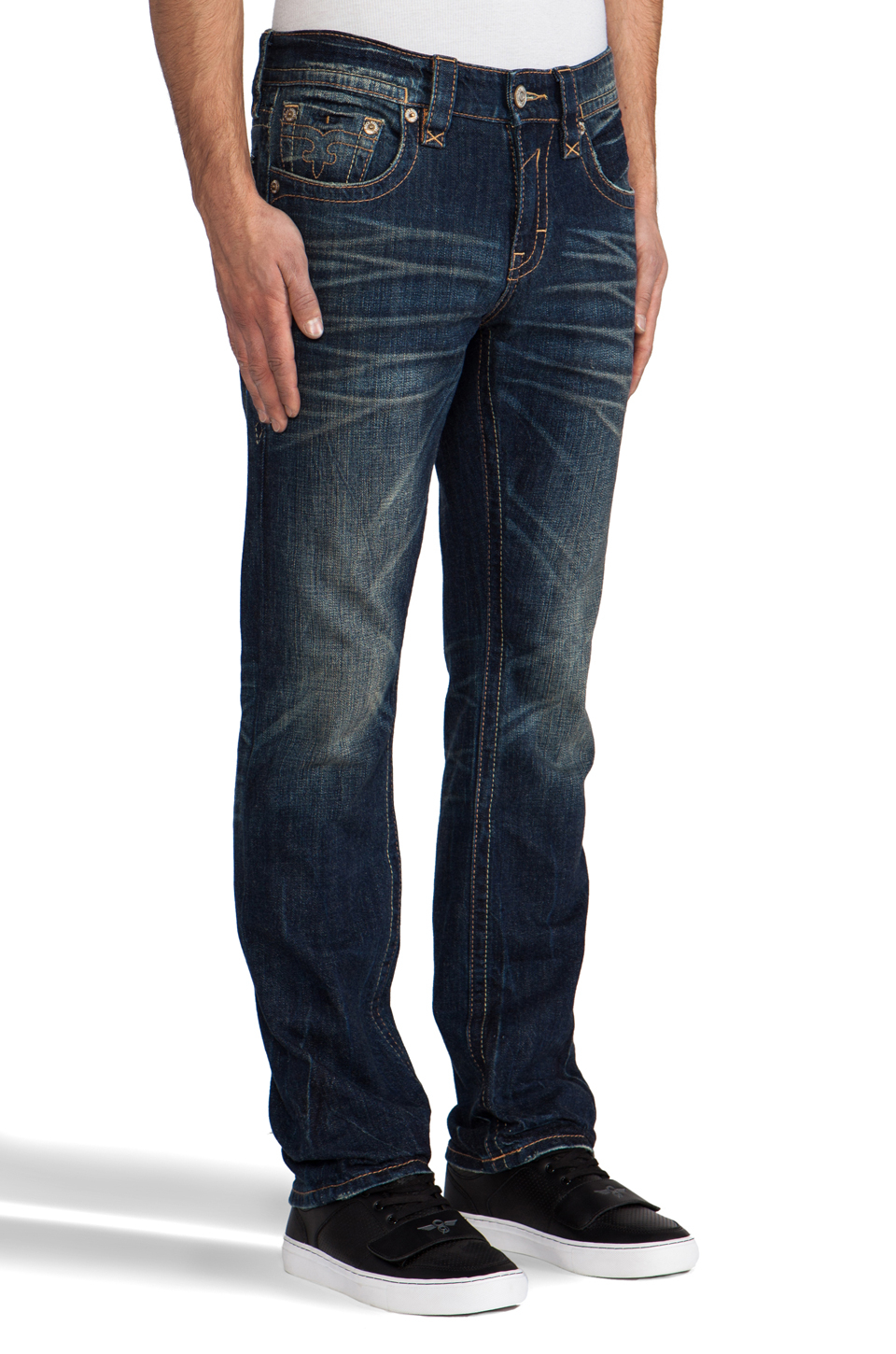 Lyst - Rock Revival Jeans in Blue for Men