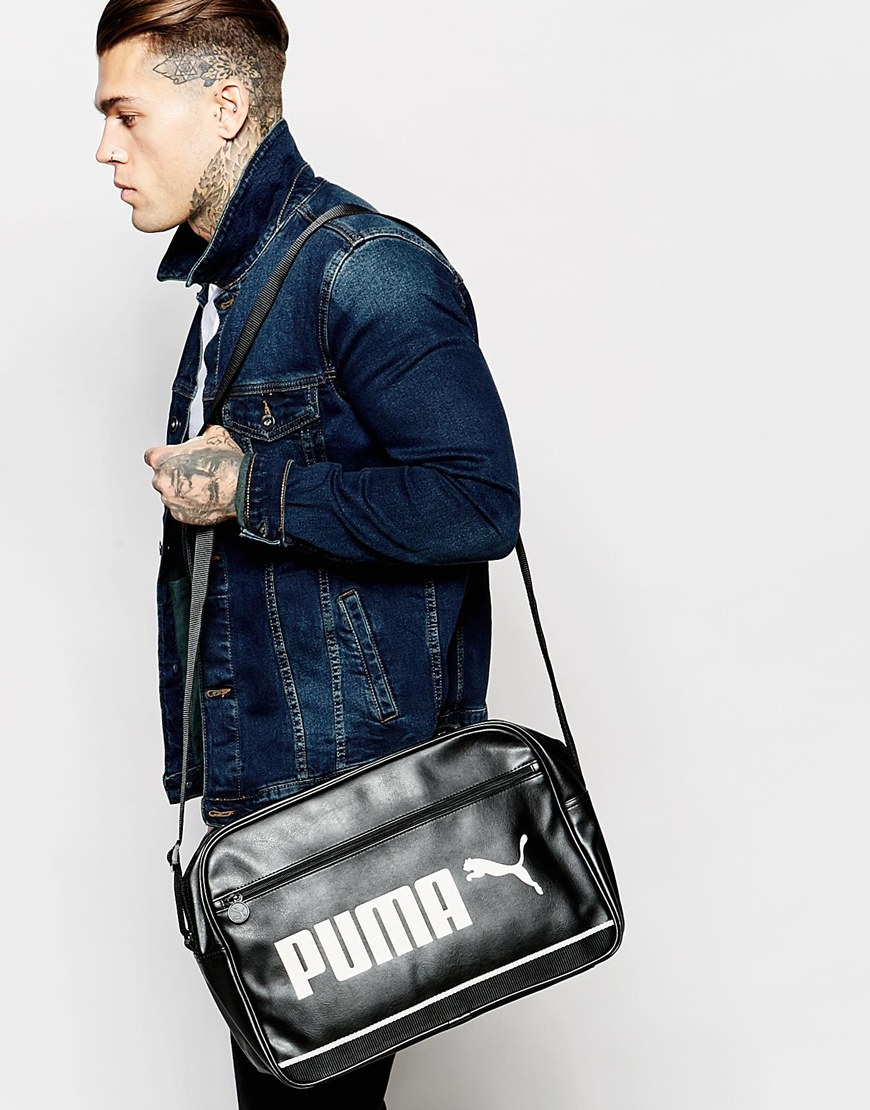 Puma Messenger Bag in Black for Men Lyst