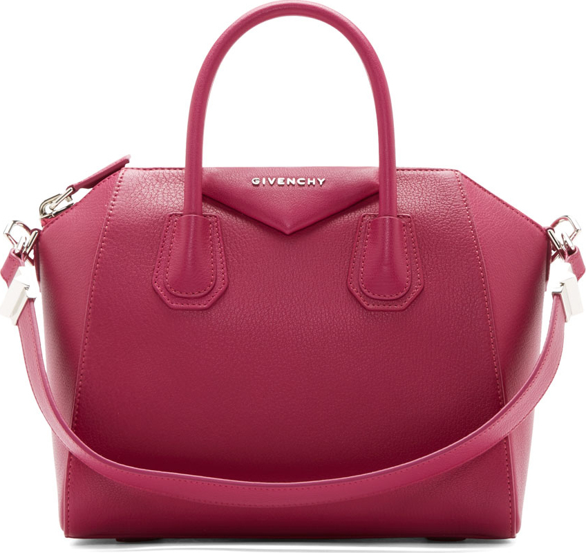 Givenchy | Purple Magenta Sugar Leather Antigona Small Duffle Bag | Lyst