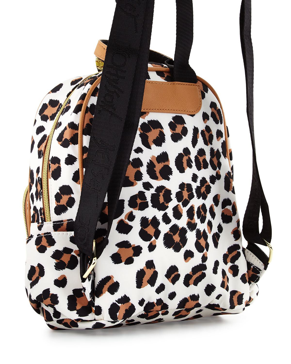 Lyst - Betsey Johnson Tgif Leopard-print Medium Backpack in Black