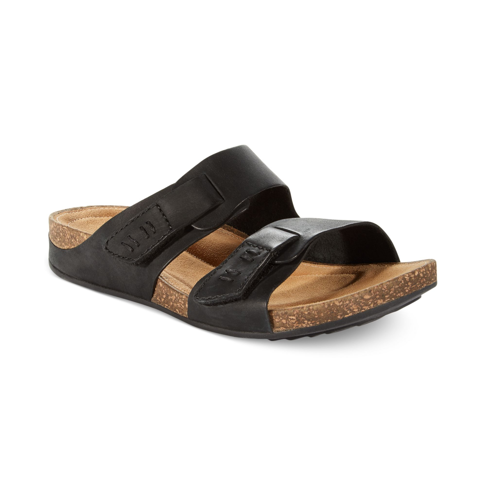 Clarks Womens Artisan Perri Island Footbed Sandals in Black (Black ...