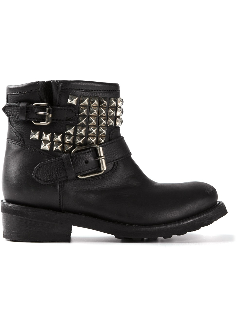 Ash Tramp Biker Boot in Black | Lyst