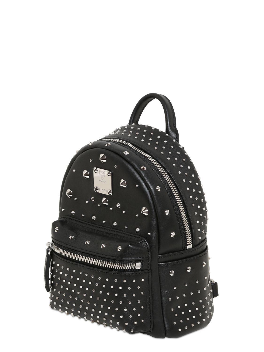 Lyst - Mcm Extra Mini Stark Leather Backpack in Black for Men