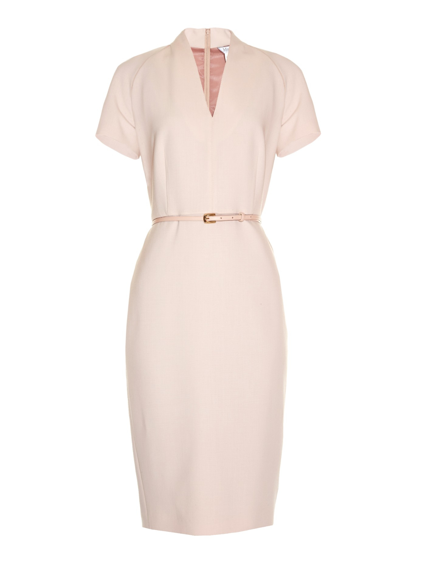 Lyst - Max Mara Curvato Dress in Pink