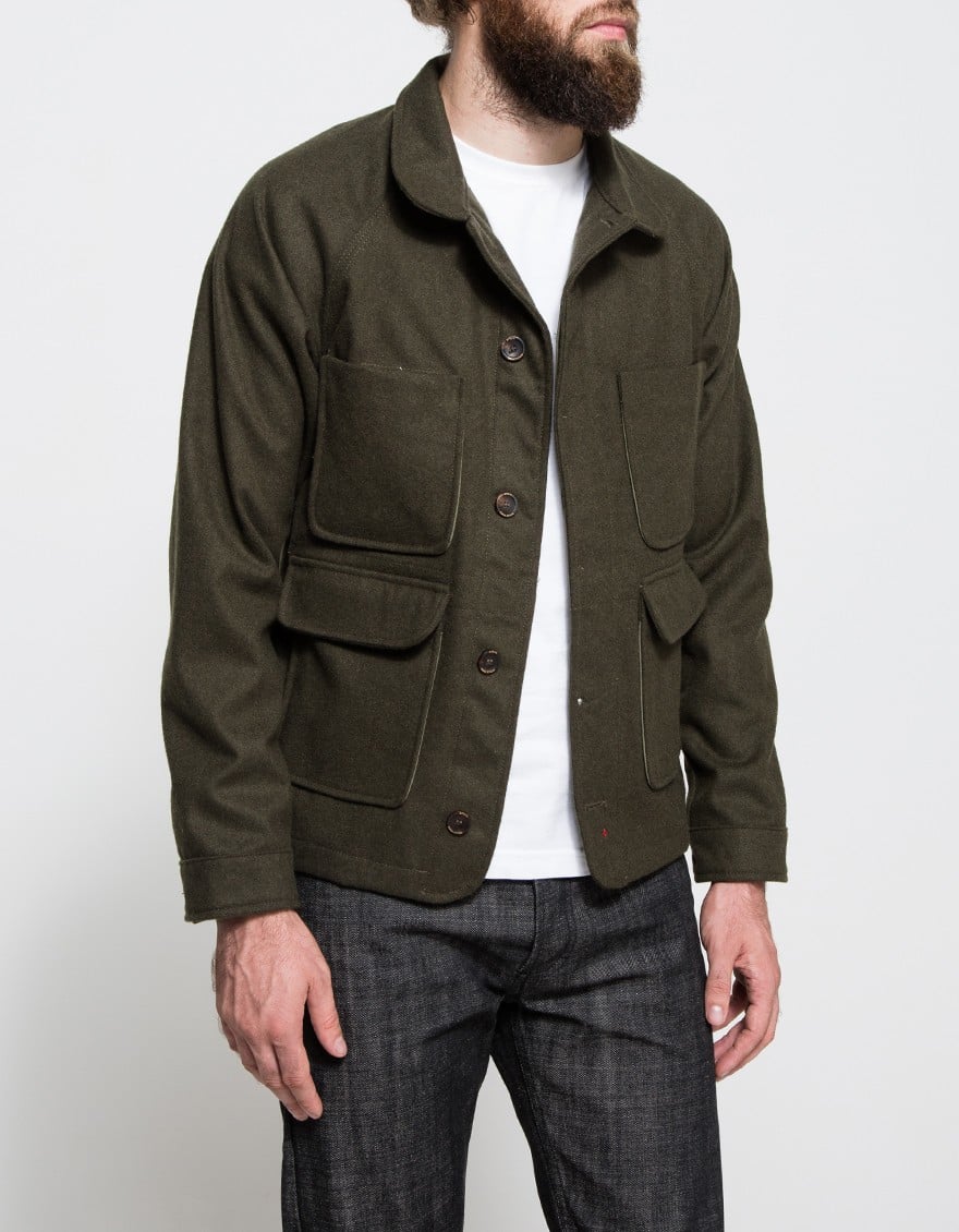 Lyst - Apolis Wool Chore Jacket in Green for Men