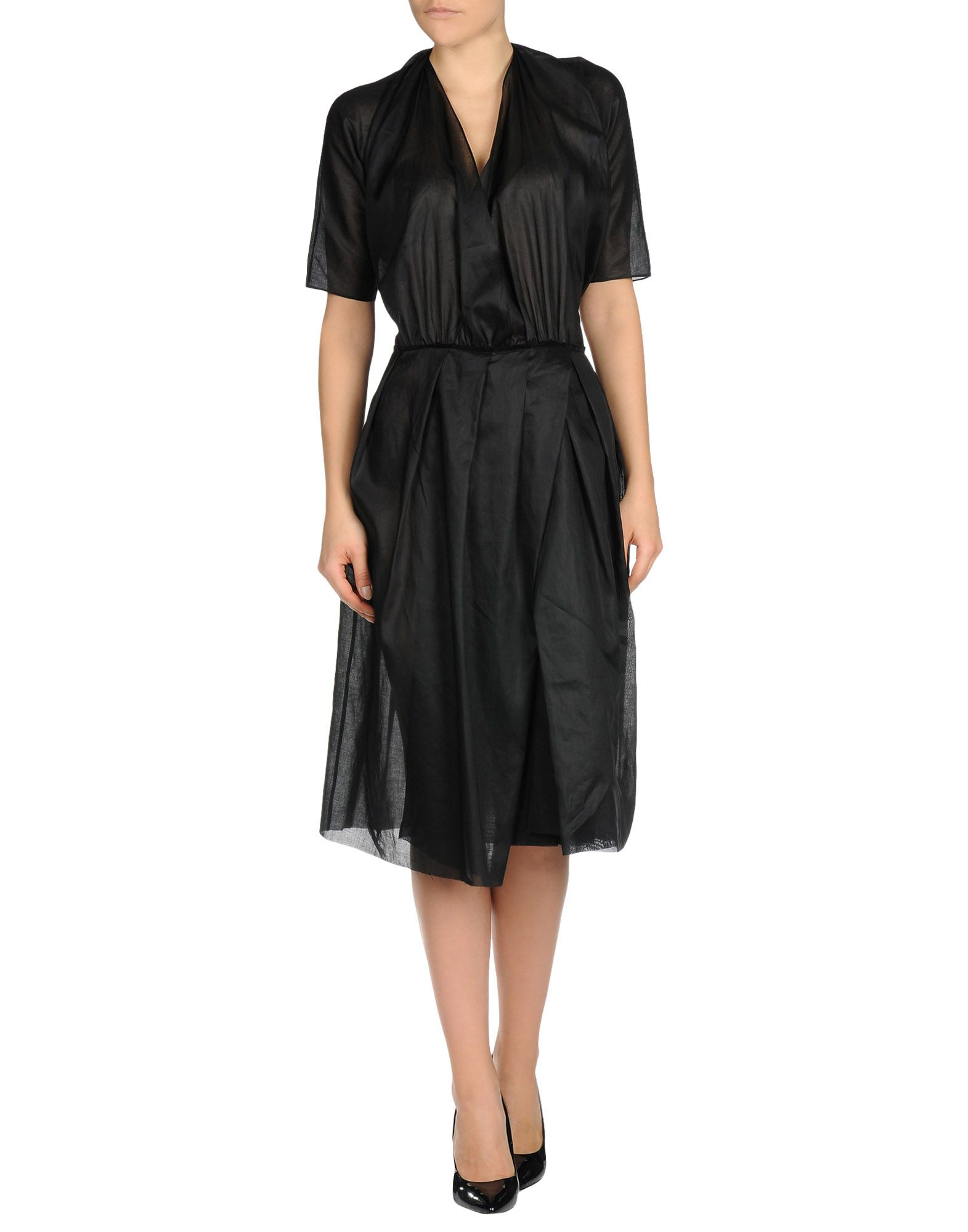 Marni Kneelength Dress in Black Lyst