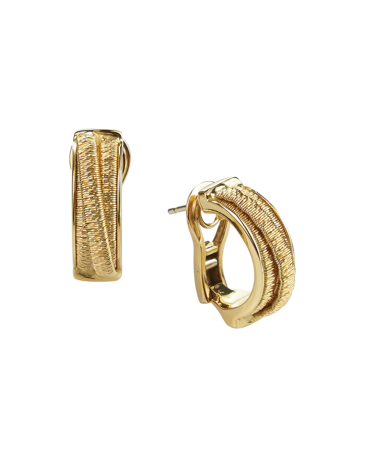Lyst - Marco Bicego Cairo 18k Gold Small Huggie Hoop Earrings in Metallic