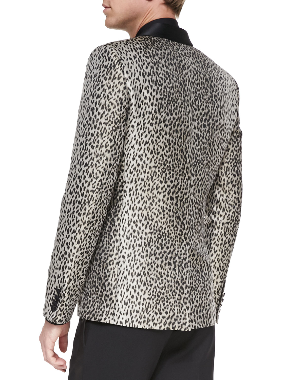 ysl leopard jacket
