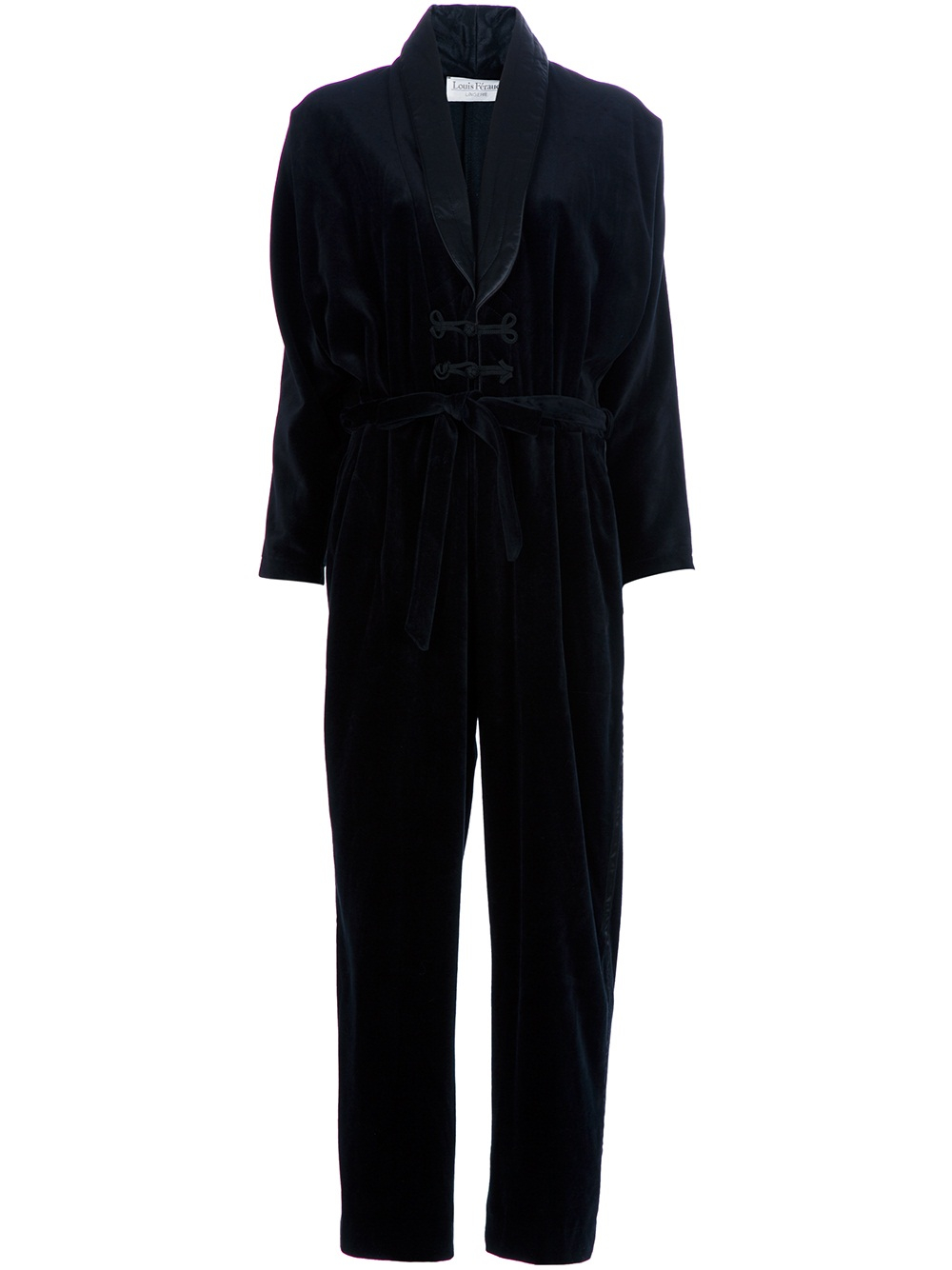 Louis Feraud Vintage Jumpsuit in Black | Lyst