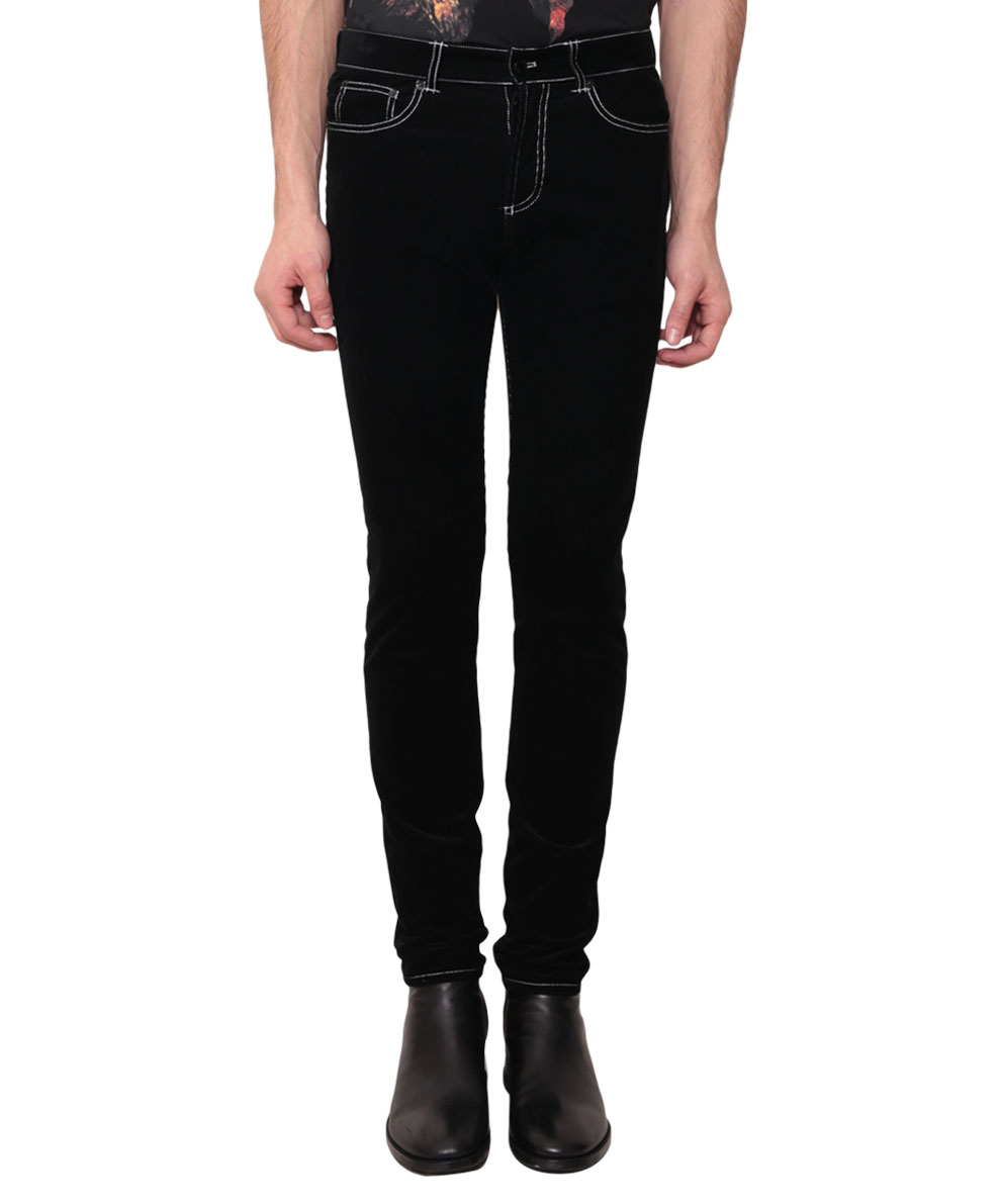 Givenchy Velvet Pants in Black for Men Lyst