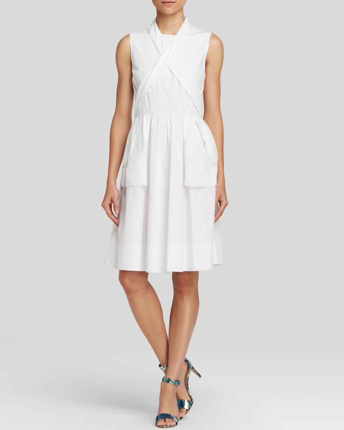 Lyst Marc By Jacobs Dress Hailee Washed Poplin In White Gallery