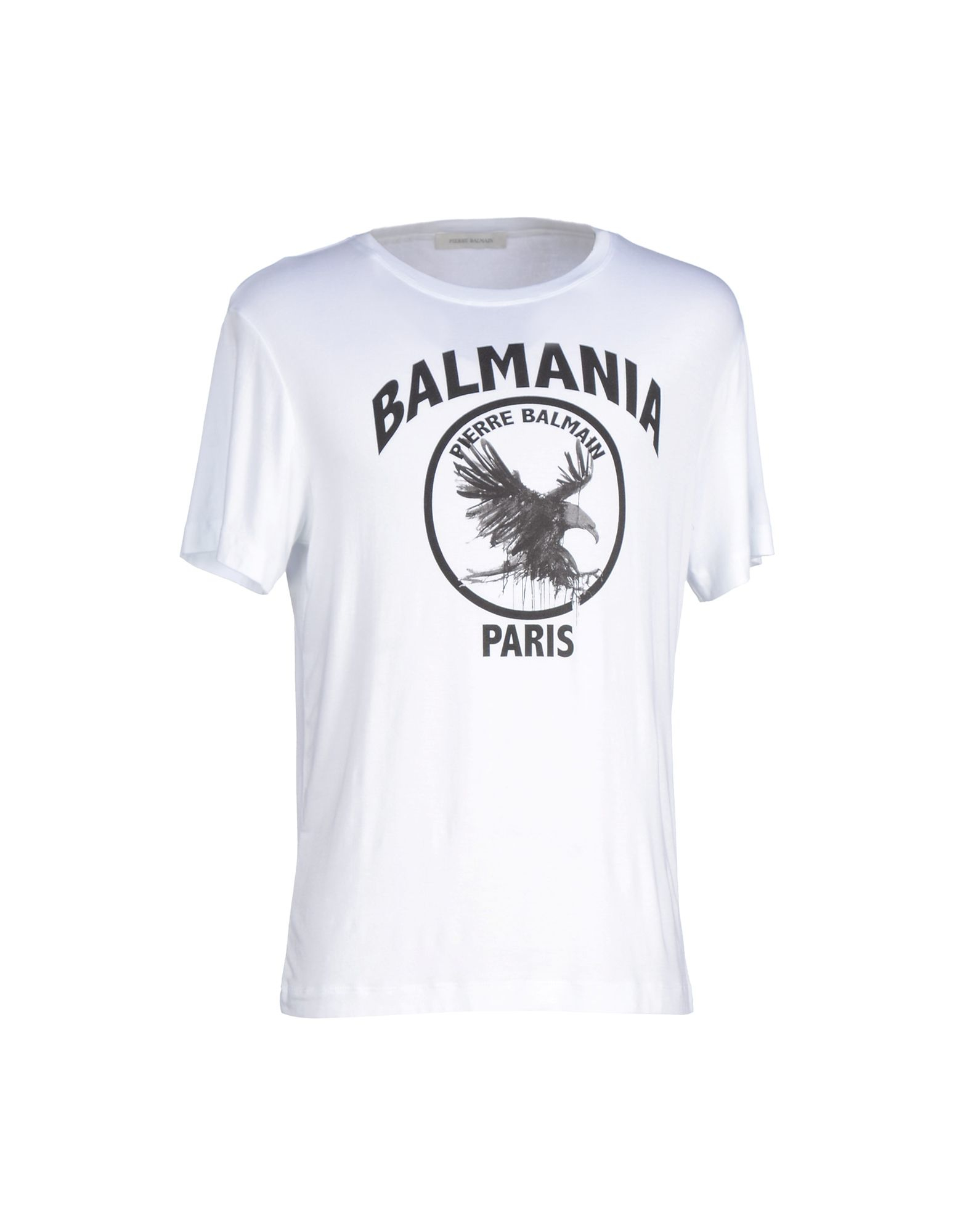 Lyst - Balmain T-shirt in White for Men