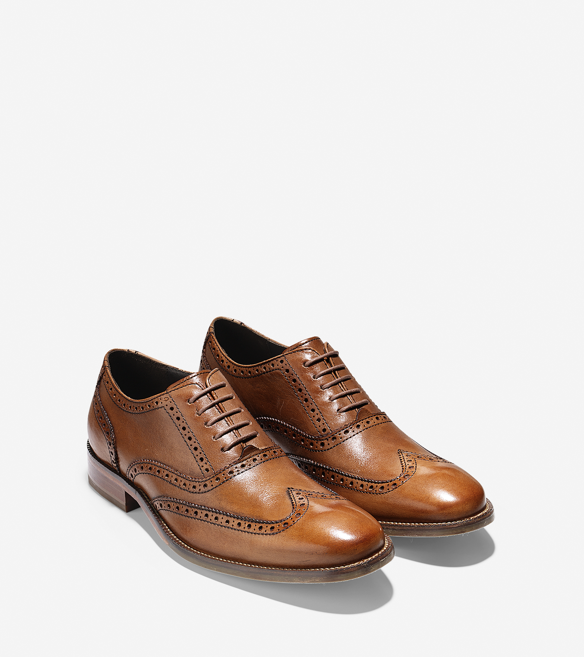 Cole haan Williams Wingtip in Brown for Men (British Tan ...