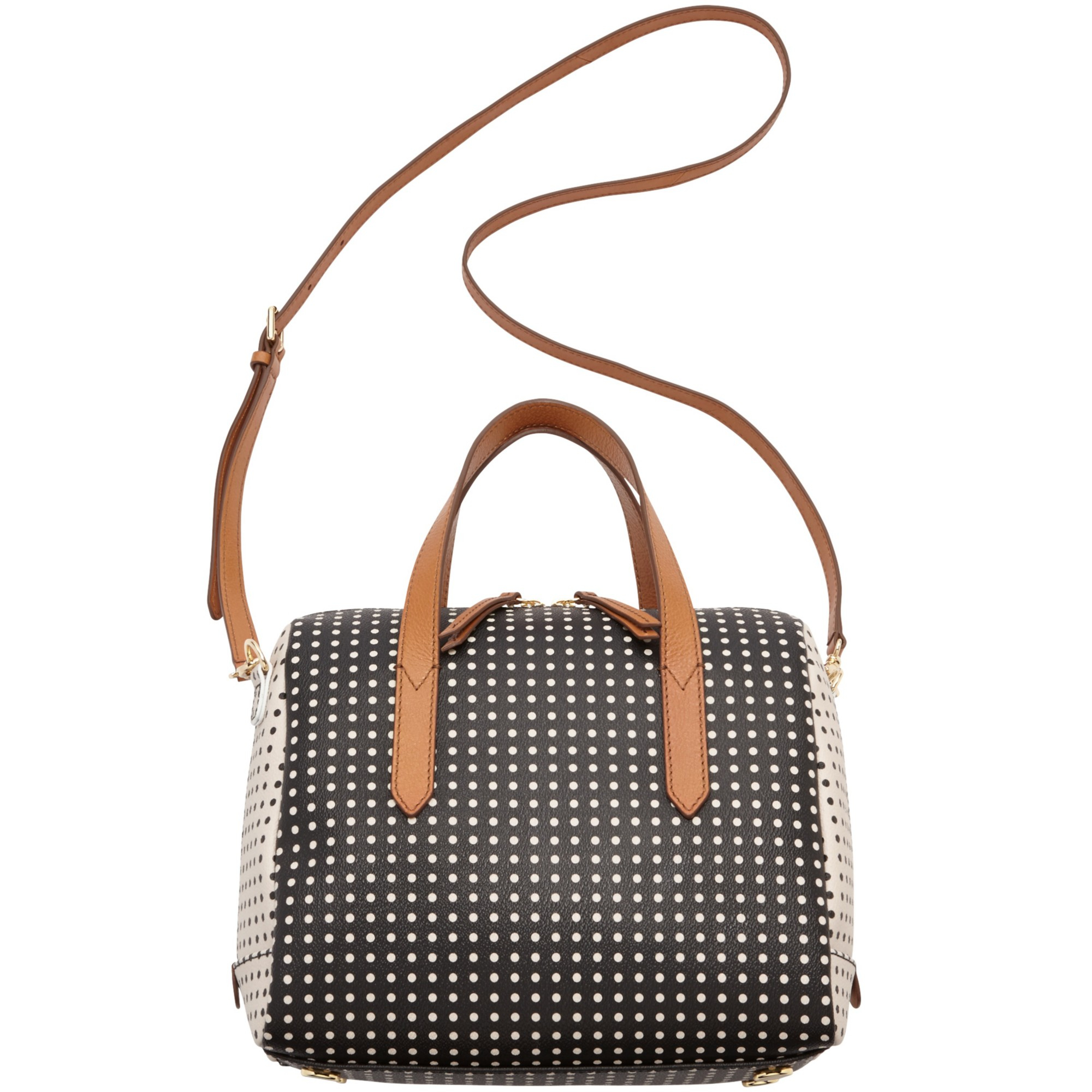 Fossil Sydney Satchel Bag In Brown Lyst Gallery