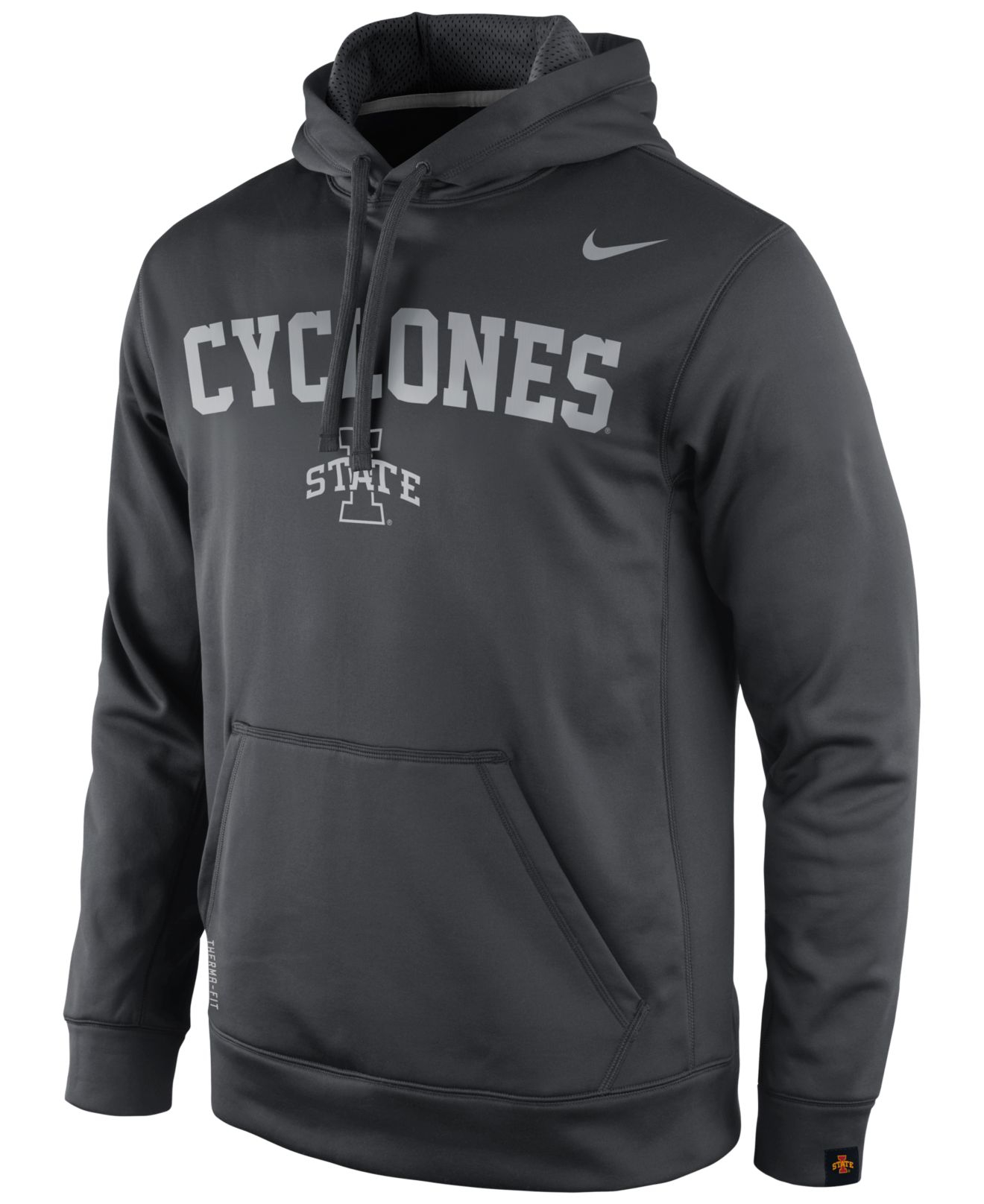 Nike Men'S Iowa State Cyclones Platinum Ko Hoodie in Gray for Men | Lyst