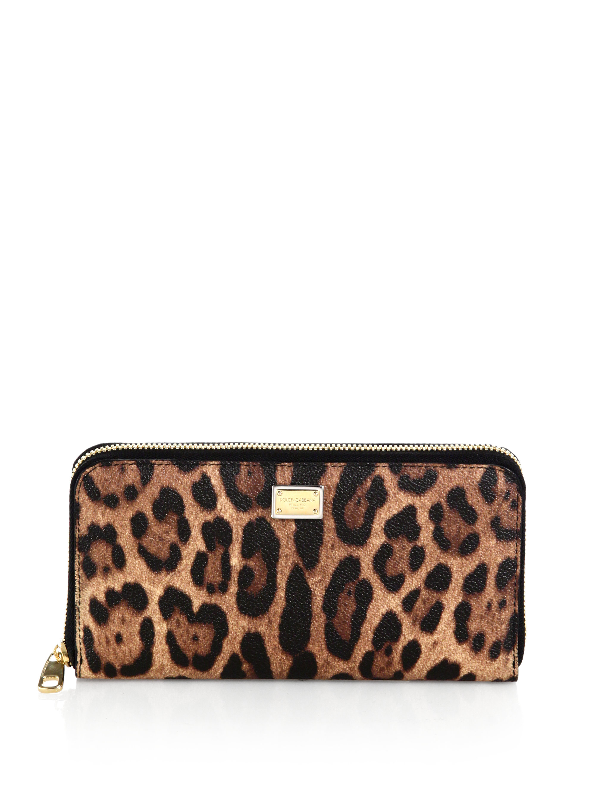 Dolce & Gabbana Crespo Leopard Leather Continental Wallet in Animal ...