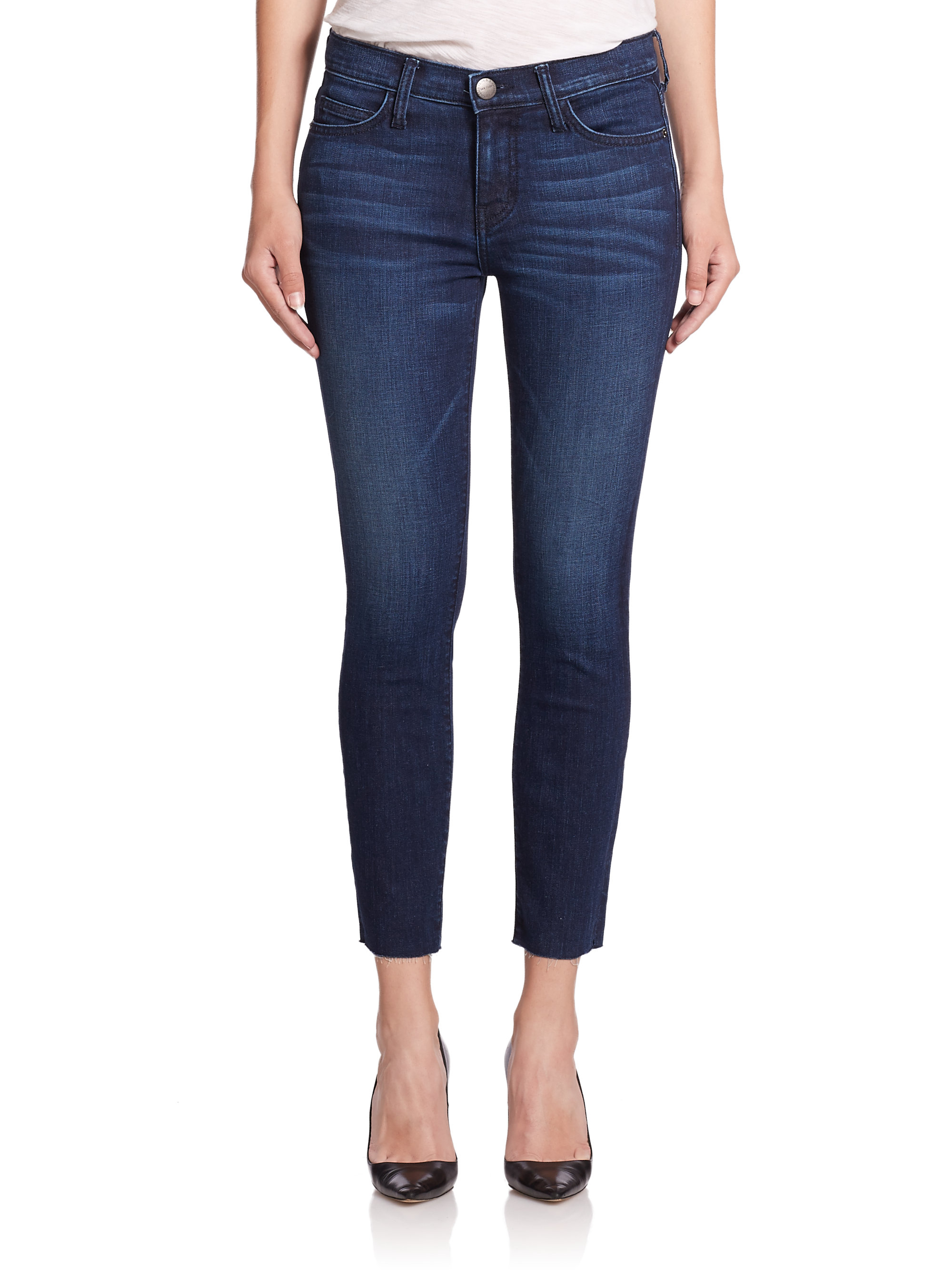 Lyst - Current/Elliott The Stiletto Skinny Jeans in Blue